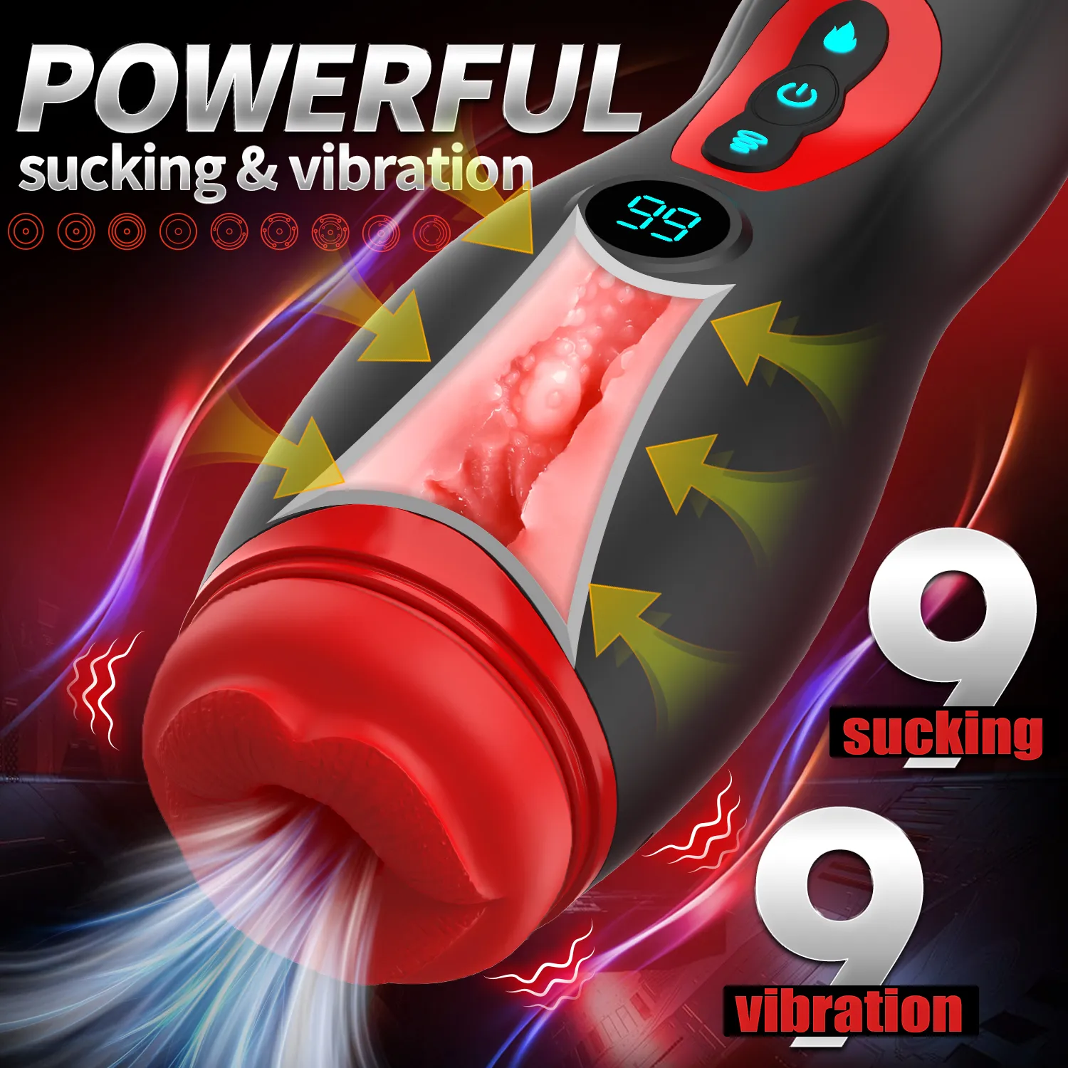 Simulated Channel Automatic Masturbator With Phone Holder