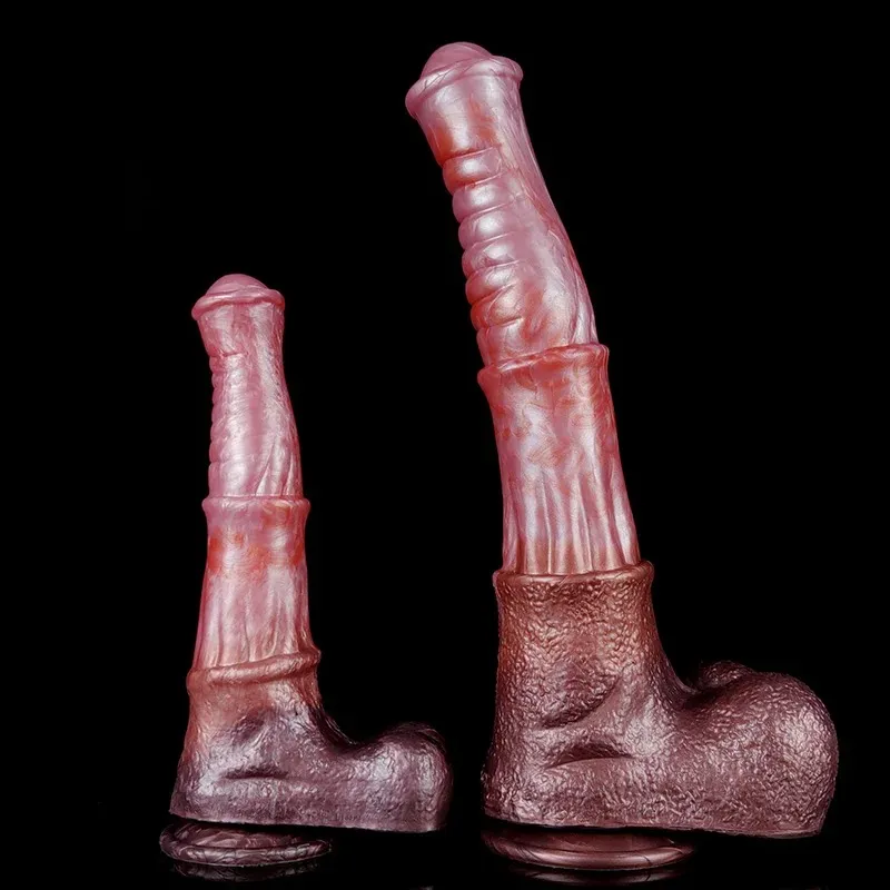 FAAK Liquid Silicone Flesh-Colored Fantasy Stallion Dildo