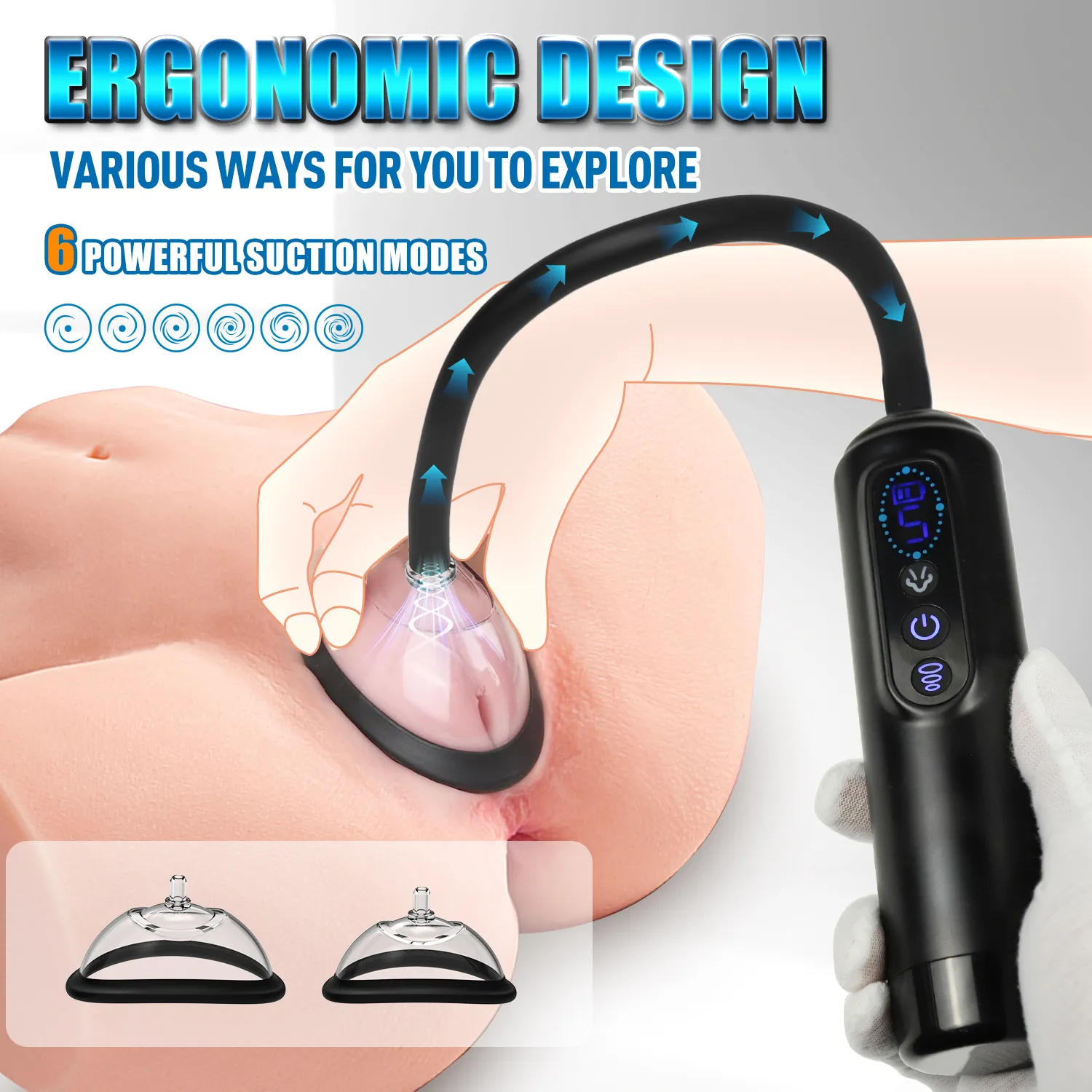 7-Frequency Zonal Control Dual-Head Heating AV Wand Vibrator