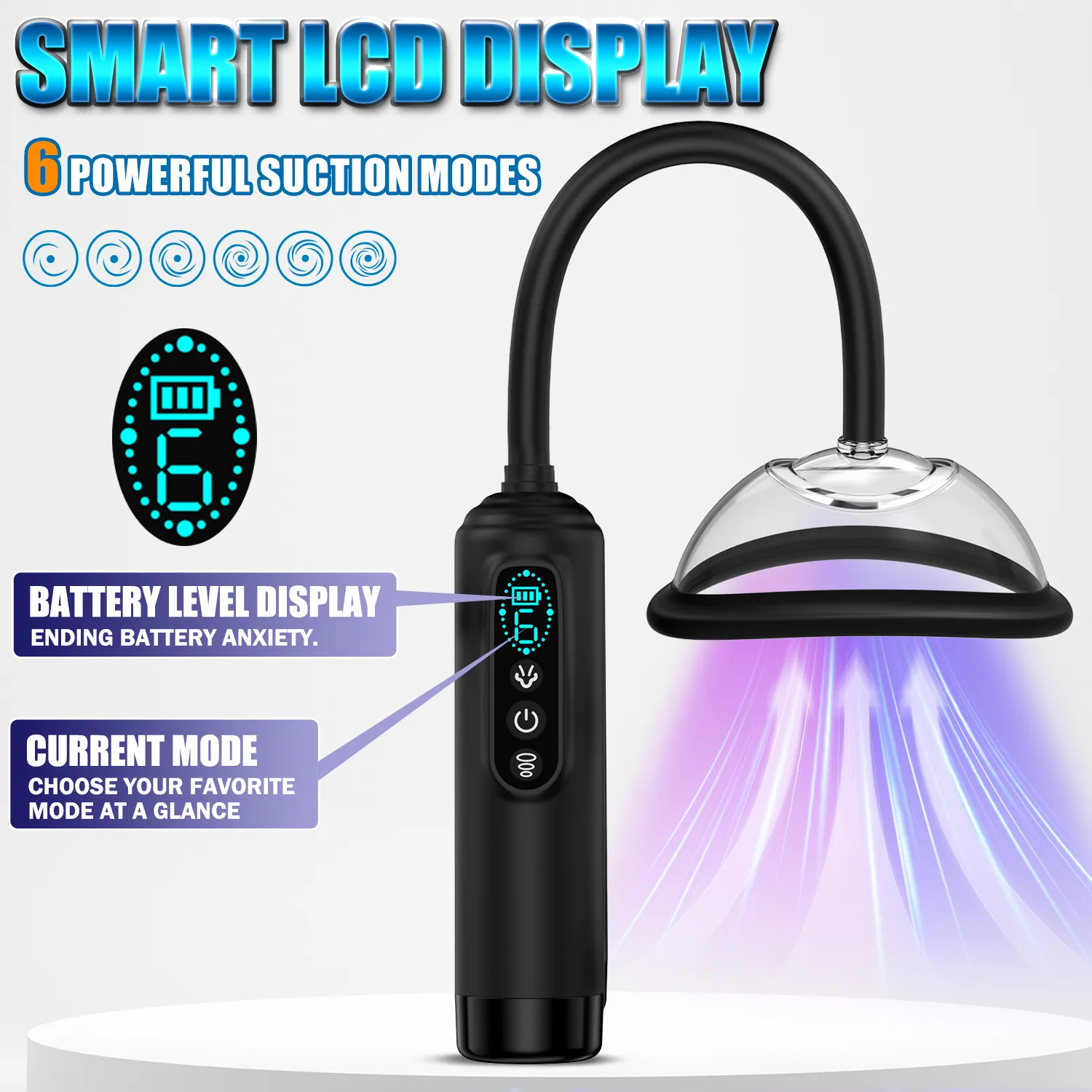 7-Frequency Zonal Control Dual-Head Heating AV Wand Vibrator