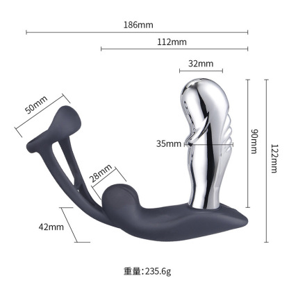 ต่อมลูกหมากเครื่องนวด ระบบช็อตพัลส์ 10 ความถี่กำลังสูง ออกแบบตามหลักสรีรศาสตร์ ใช้งานได้หลายวัตถุประสงค์-sextoyfunny