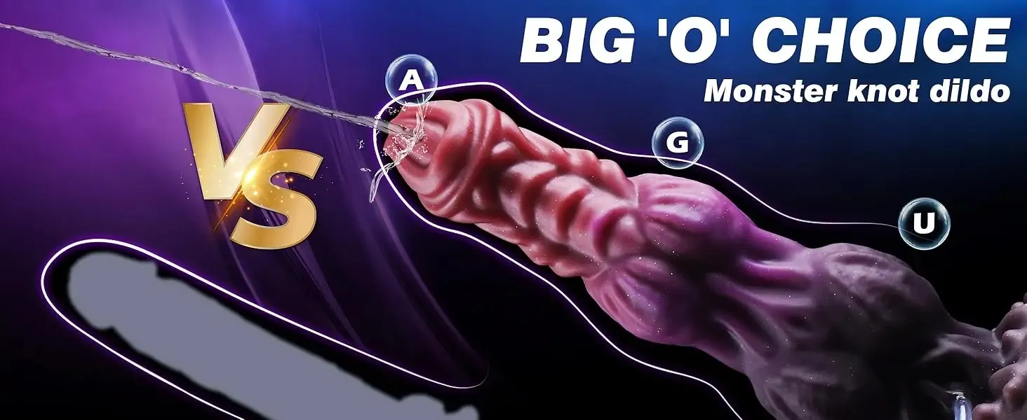 Three-Section Ejaculatable Fantasy Dildo With Suction Cup