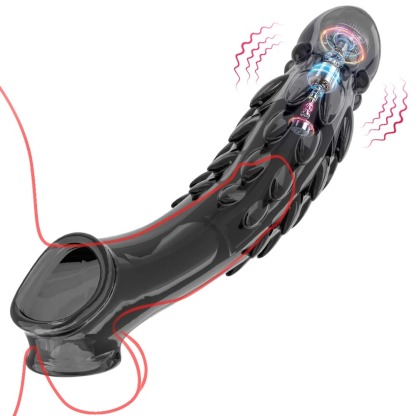 W4031ปลอกเพิ่มขนาด เพิ่มขนาดและความหนาเกล็ดมังกรสูงสุด ระบบสั่นสะเทือนความถี่สูง วัสดุ TPE