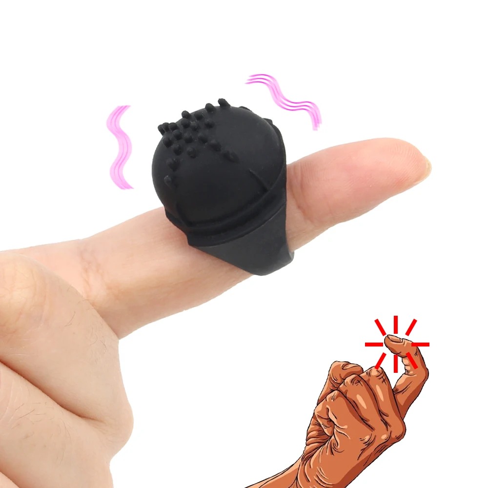 แหวนวิเศษสั่นสะเทือน เครื่องเดียวหลายฟังก์ชัน 10 ระดับความถี่สั่น ดีไซน์วงแหวน เสียงเงียบสุดขีด|JB-sextoyfunny