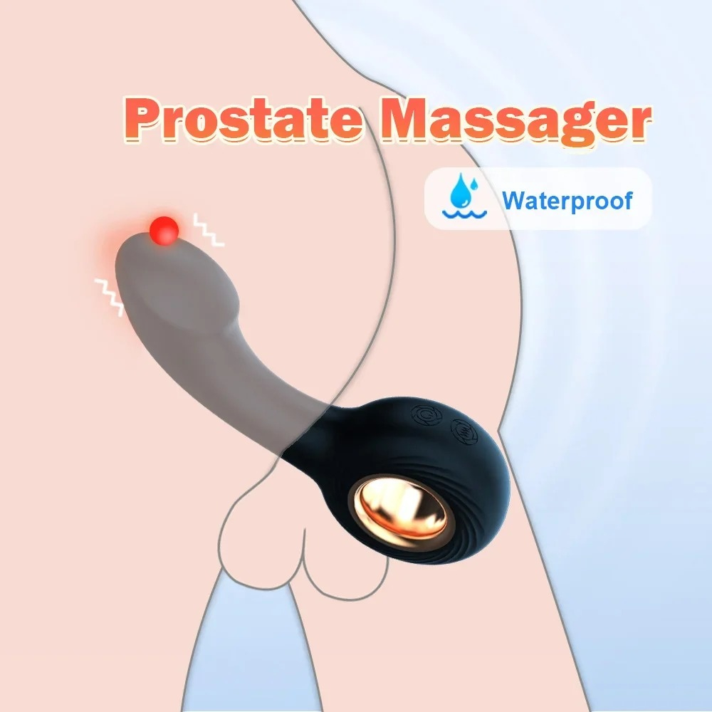 ปลั๊กทวาร มอเตอร์พลังสูง 12โหมดความสั่น ออกแบบวงแหวนคล้อง กันน้ำIPX5|AITT