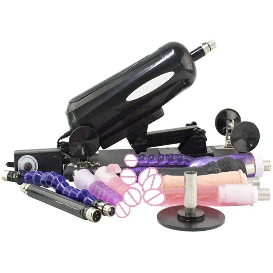 เครื่องสอดใส่พลังสูงอัตโนมัติ มอเตอร์พลังสูง ระบบเปลี่ยนความเร็วแบบต่อเนื่อง ปรับความเร็วได้ ออกแบบปุ่มหมุน 2 ระดับ-sextoyfunny