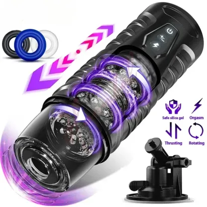 Thrusting & Rotation APP Male Milker With Suction Cup