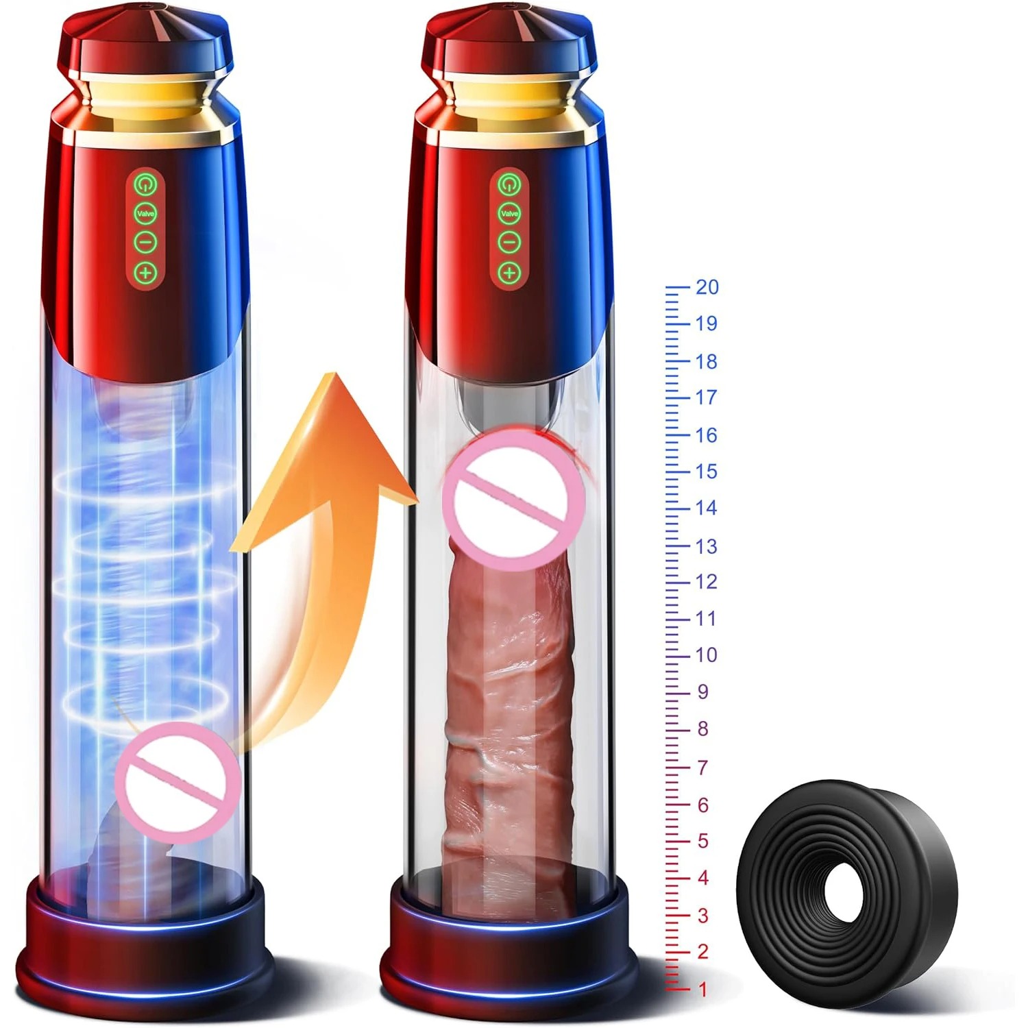 กระบอกสูญญากาศ เครื่องเดียวสองฟังก์ชัน พลังงานสูง 5 ระดับแรงดูด ระบบทำงานแบบสุญญากาศ ช่องทางยาวพิเศษ|UNIMAT-sextoyfunny