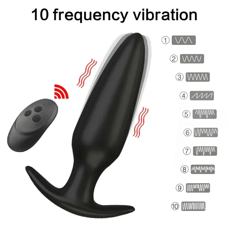 Anchor Shaped Anal Vibrator & Prostate Massager 3 Sizes