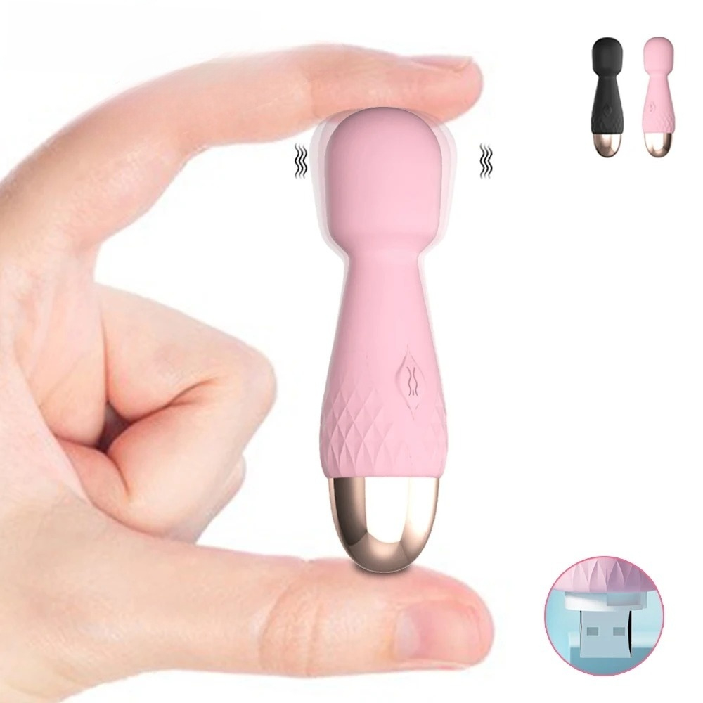 W4502เครื่องนวดAV 10 ความถี่การสั่น โค้งงอได้ ตัวเครื่องขนาดมินิ ชาร์จแบบซ่อน