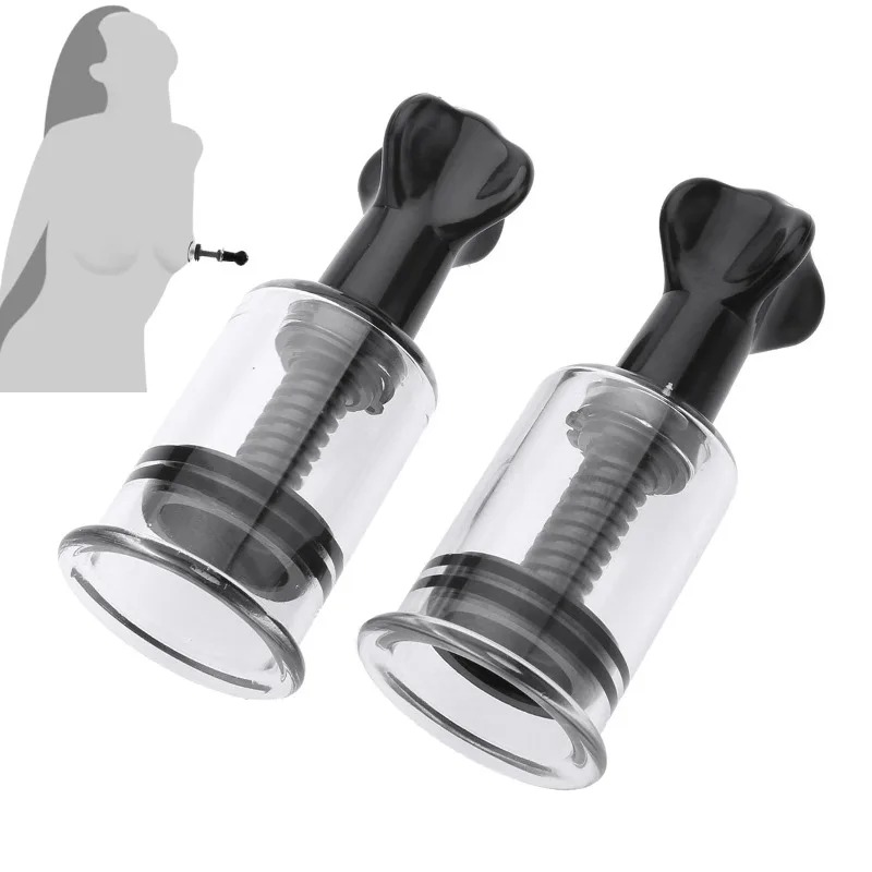 เครื่องปั๊มนมแบบสุญญากาศ ดึงดูดด้วยฟิสิกส์ ปรับแรงด้วยปุ่มหมุน ดูดแน่นเสถียร เพิ่มความเร้าใจก่อนสัมพันธ์-sextoyfunny