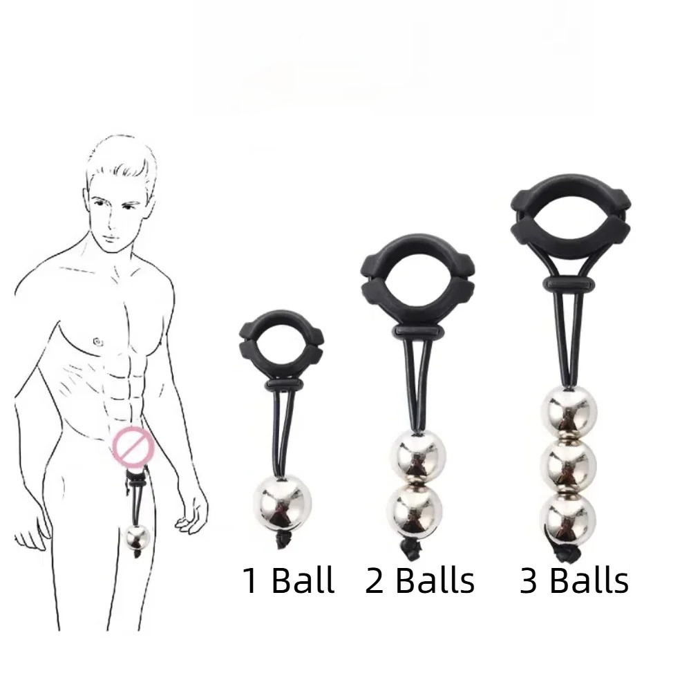 Penis Extender ฝึกยืดขยาย การฝึกยืดเหยียดและความทนทาน ปรับความตึงได้ วัสดุซิลิโคนผิวสัมผัสเนียนนุ่ม-sextoyfunny