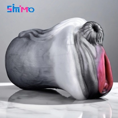 W5609未定价จิ๋มสัตว์เทียม ช่องทางคู่สมจริง ออกแบบตามอวัยวะเพศม้าตัวเมีย วัสดุซิลิโคนเหลว