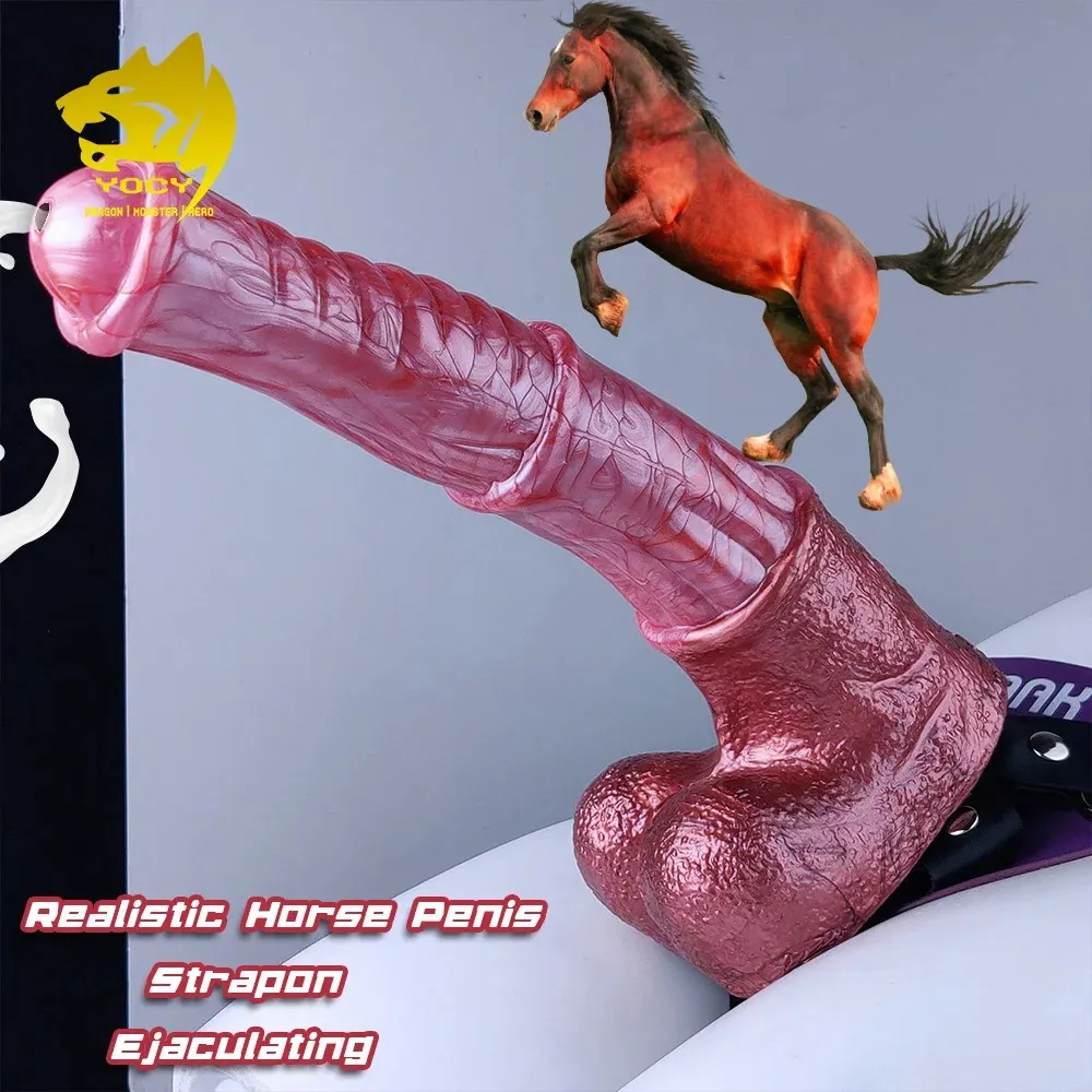 FAAK Liquid Silicone Flesh-Colored Fantasy Stallion Dildo
