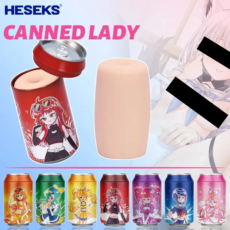 Quadratic Element Male Masturbator Simulated Beverage Can