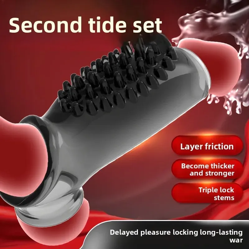 Wolf Tooth Transparent Triple lock stems Penis Sleeve