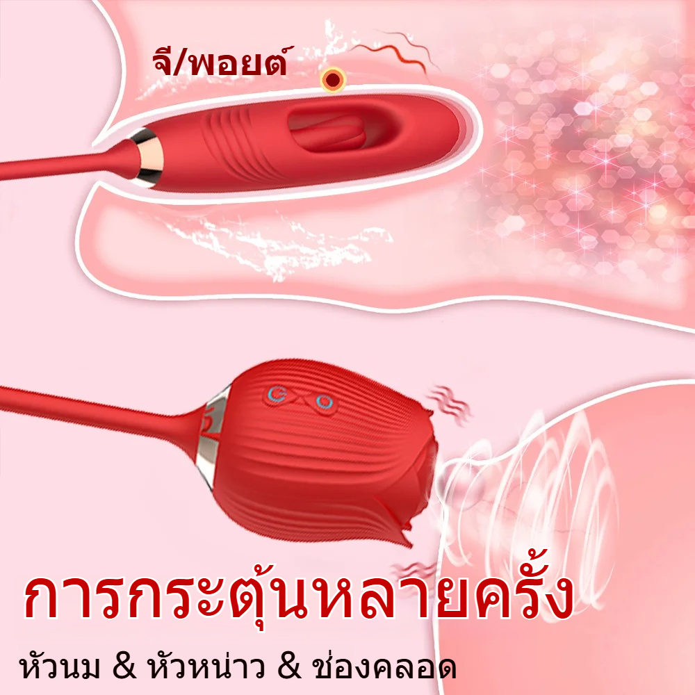 เครื่องนวดหลายฟังก์ชัน มอเตอร์คู่ กระตุ้นหลายจุด 10 ระดับการเลีย 10 ระดับการตบ ระบบทำความร้อนอัจฉริยะ IPX6|Orena-sextoyfunny
