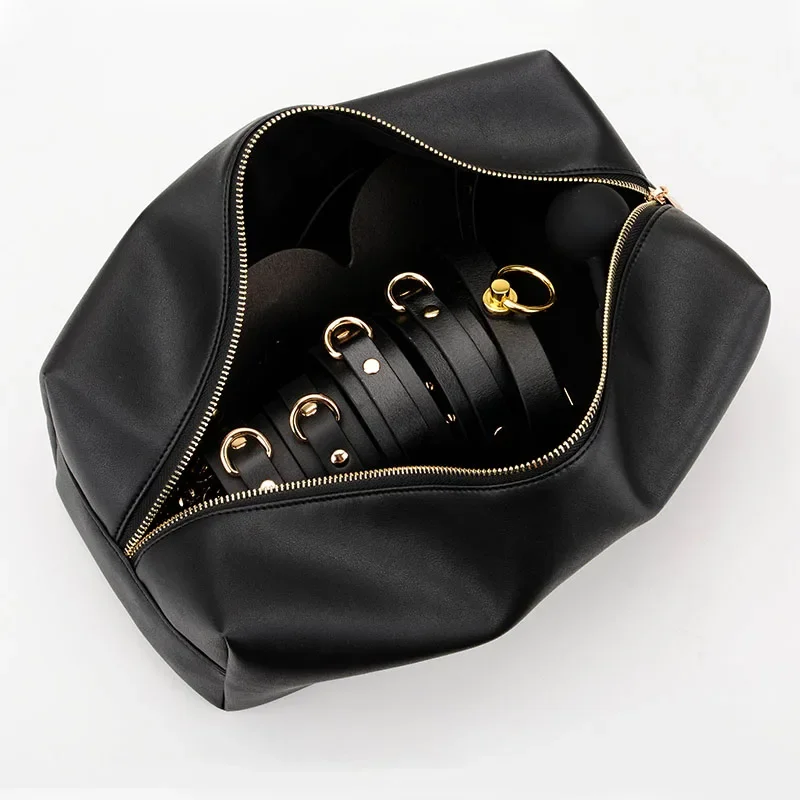 W6626未定价ชุดSM 9 ชิ้น สำหรับการผูกมัดและการฝึกสอน วัสดุPU