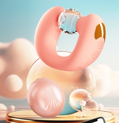 W4700未定价ไข่สั่น 3 ระดับการดูด 10 ระดับการสั่นสะเทือน กล่องแป้งปลอมตัว ควบคุมผ่านแอปพลิเคชัน