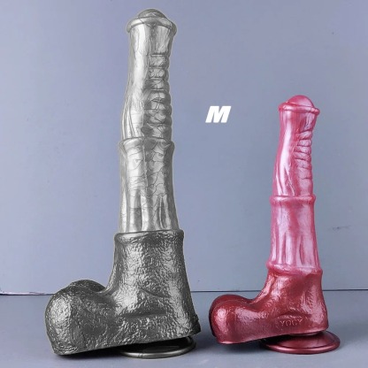 W4301未定价อวัยวะเทียมเลียนแบบม้า ลายผิวละเอียด แผ่นดูดแรงสูง วัสดุซิลิโคนพรีเมียม