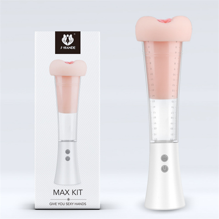 缺图未定价กระบอกสูญญากาศ มอเตอร์กำลังสูง ระบบสั่น 9 ระดับ ออกแบบปุ่มคู่ ใช้งานได้ 2 รูปแบบ|S-HANDE