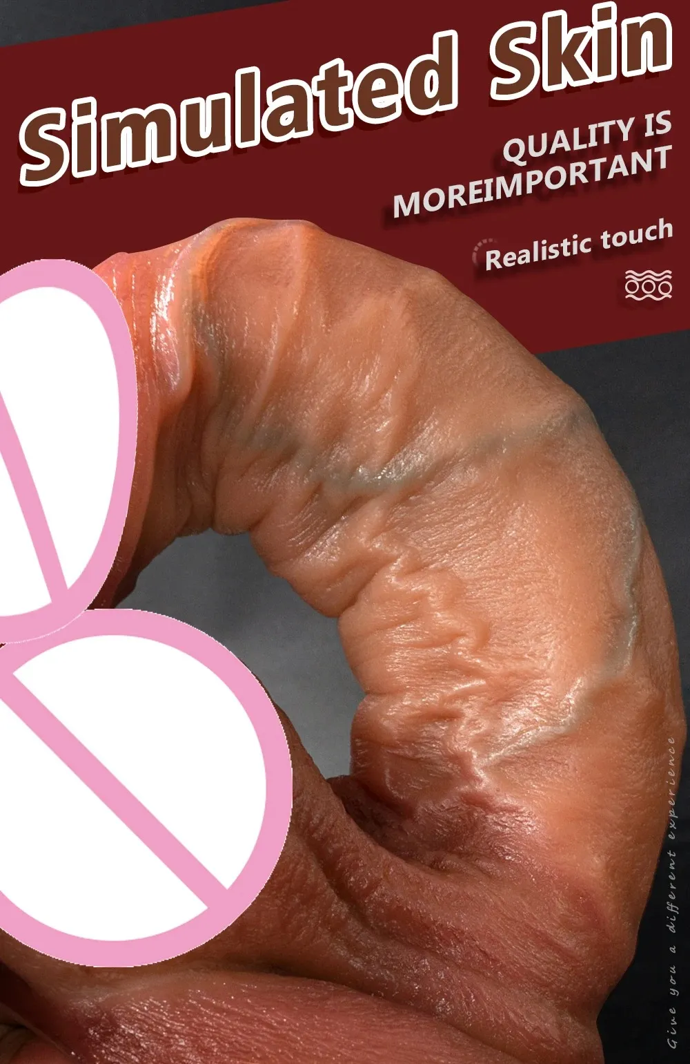1:1 Highly Restored Realistic Dildo With Large Suction Cup