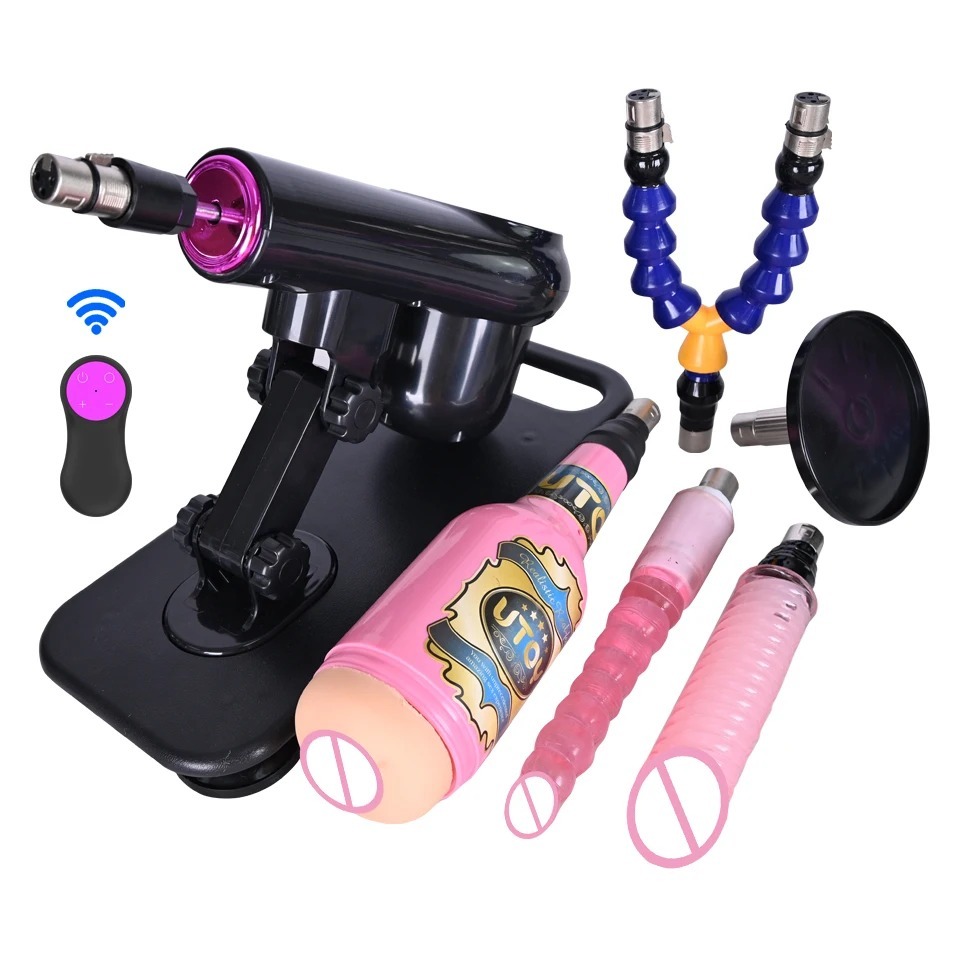 เครื่องสอดใส่พลังสูงอัตโนมัติ มอเตอร์แบบแยกส่วน 20 ความถี่การยืดหด ตัวเครื่องถอดประกอบได้ ควบคุมระยะไกลอินฟราเรด-sextoyfunny