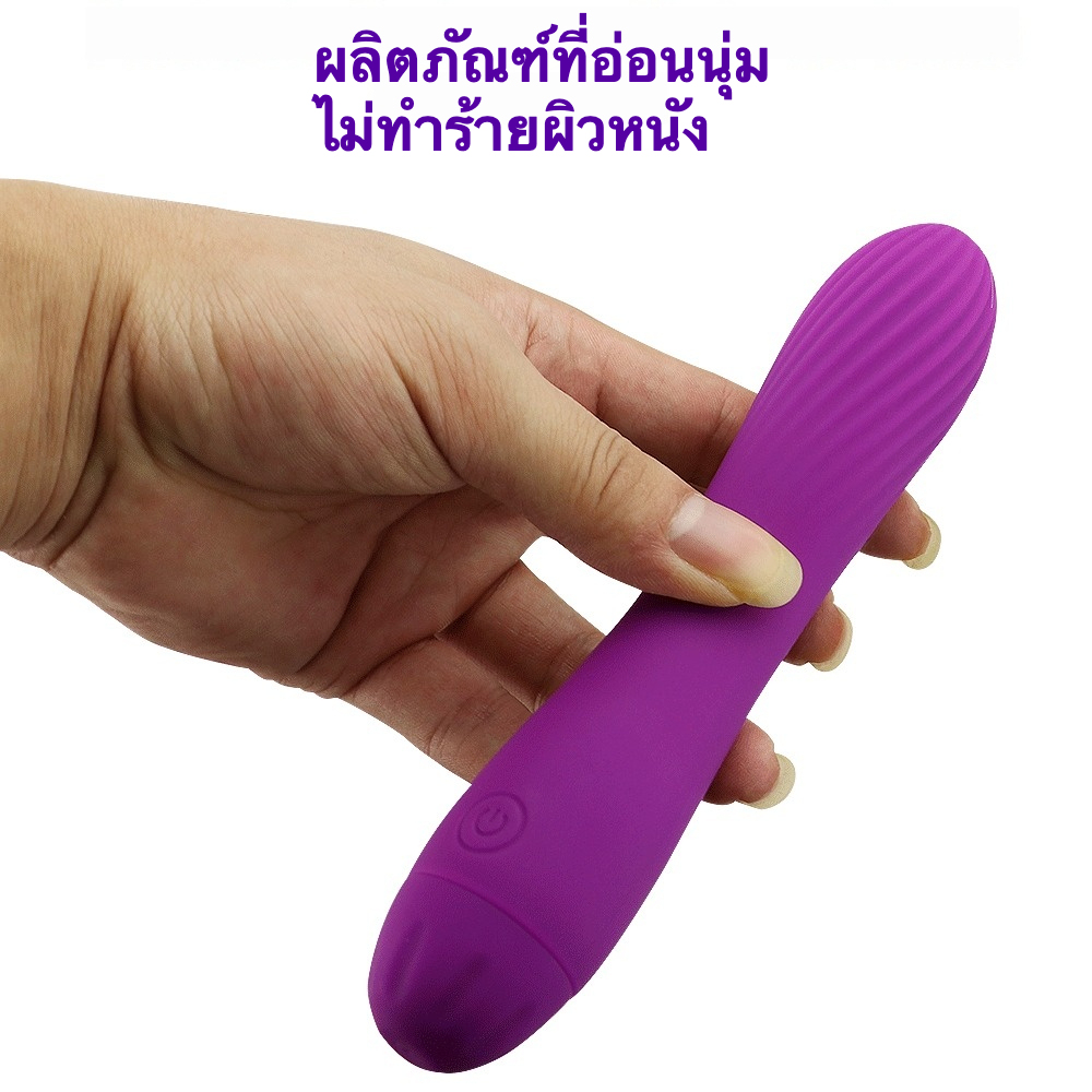 W0402 สั่นสะเทือนแท่ง ระบบสั่นสะเทือน 10 ความถี่ ออกแบบเกลียว วัสดุสัมผัสผิว กันน้ำ IPX7|WSM