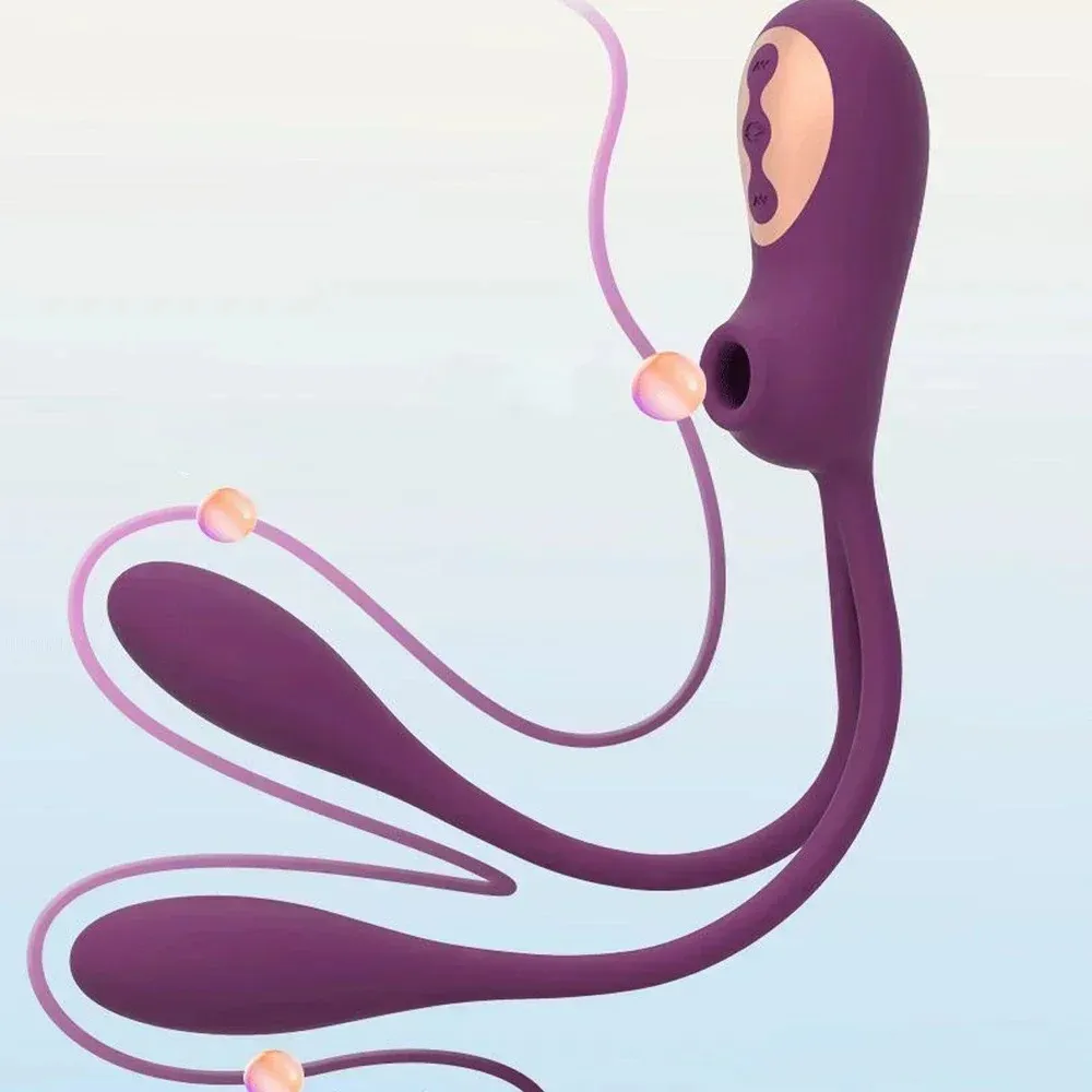 5 Suction + 3 Speeds + 7 Vibration Heating Egg Vibrator