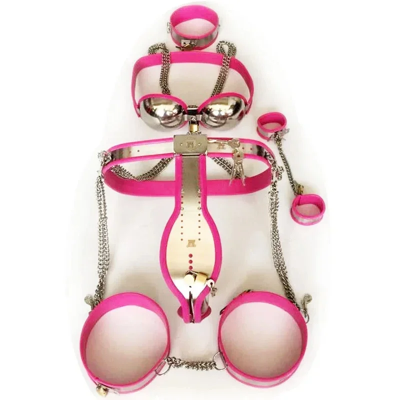 ชุดซิงค์คู่ 5 ชิ้นสำหรับทั้งชายและหญิง BDSM