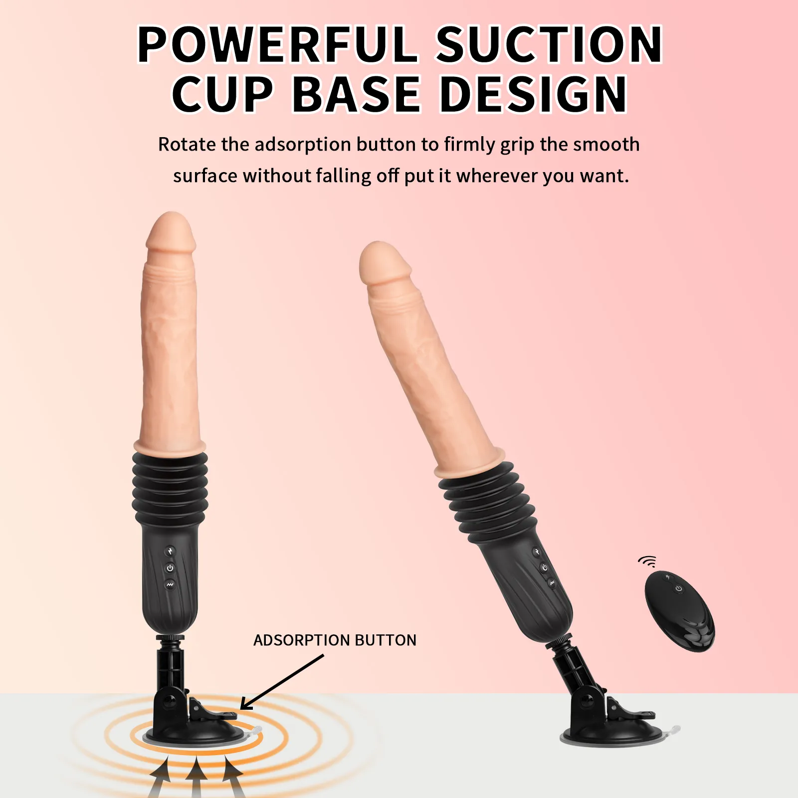 Remote Control Heating & Thrusting & Vibrating Sex Machine