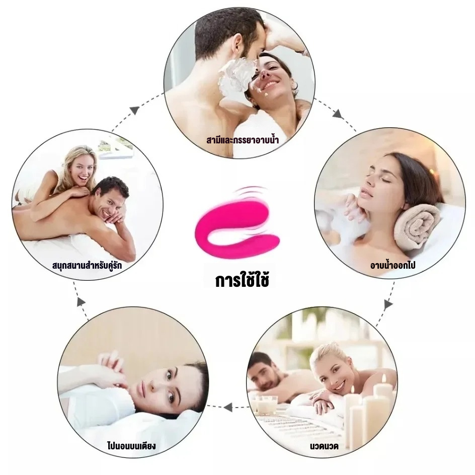 W0355 ไข่สั่น เครื่องยนต์พลังสูง หลายความถี่สั่นสะเทือน สวมใส่ได้ เสียงเงียบสุดขีด|S-HANDE