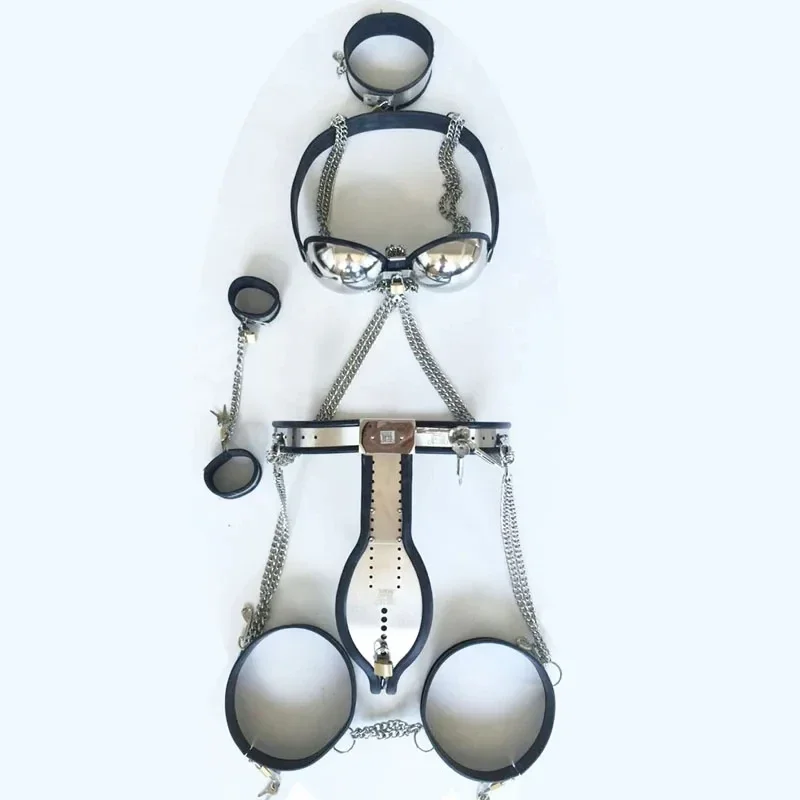 ชุดซิงค์คู่ 5 ชิ้นสำหรับทั้งชายและหญิง BDSM