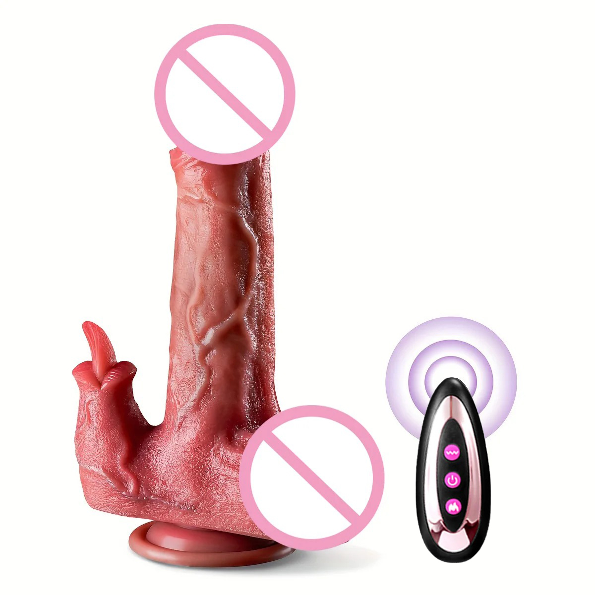 W4004ดิลโด้ ยืดหดสวิงได้หลายความถี่ กระตุ้นคลิตอริส ควบคุมด้วยรีโมทอินฟราเรด