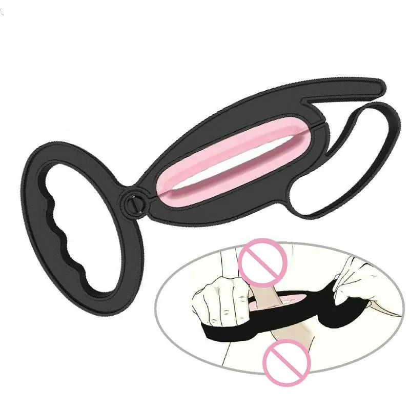 Silicone Penis Stretching Clamp Enlarge Size