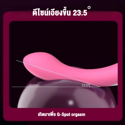 เครื่องสั่นแบบเรียบง่าย 12ระดับความสั่น ออกแบบแบบถือได้ ซิลิโคนผิวสัมผัส ≤50เดซิเบล IPX6|SAGAN