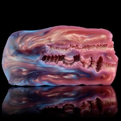 W5601未定价จิ๋มสัตว์เทียม ช่องทางคู่สมจริง เทิดทูนอวัยวะเพศ วัสดุซิลิโคนเหลว