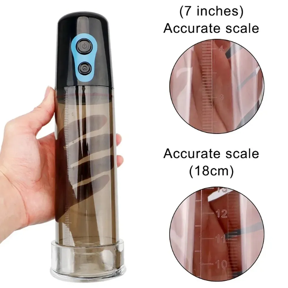 Automatic Penis Pump Press + Suction Massage 3D Vacuum