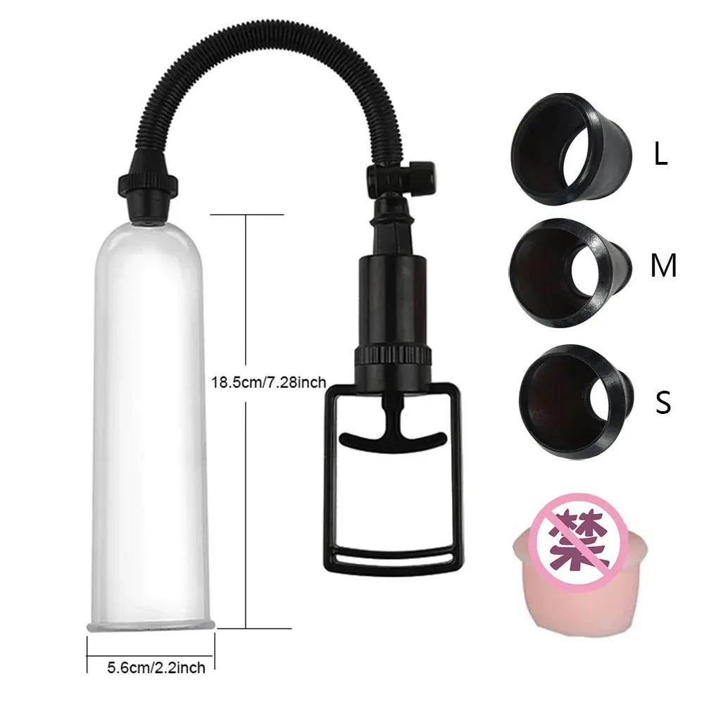 Manual Air Penis Pump One-Button Manual Pressing
