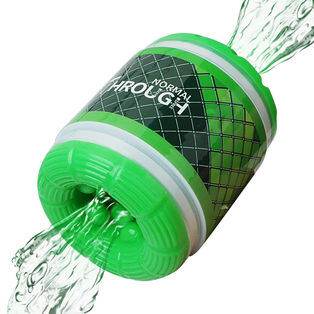 Through-Type Pocket Pussy 3-Level Squeeze 3 Colors Available
