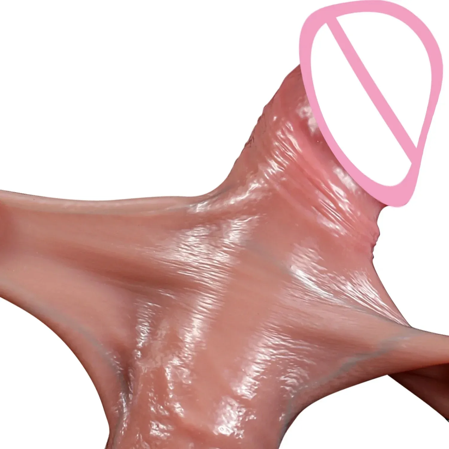 Skin Texture And Veins Thickened Realistic Dildo With Balls
