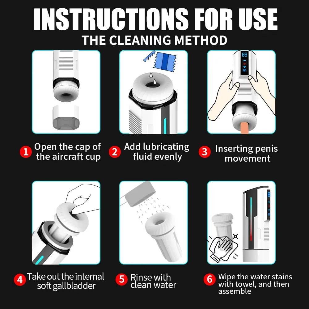 360° Surround Heating Male Masturbator Real-Life Recordings