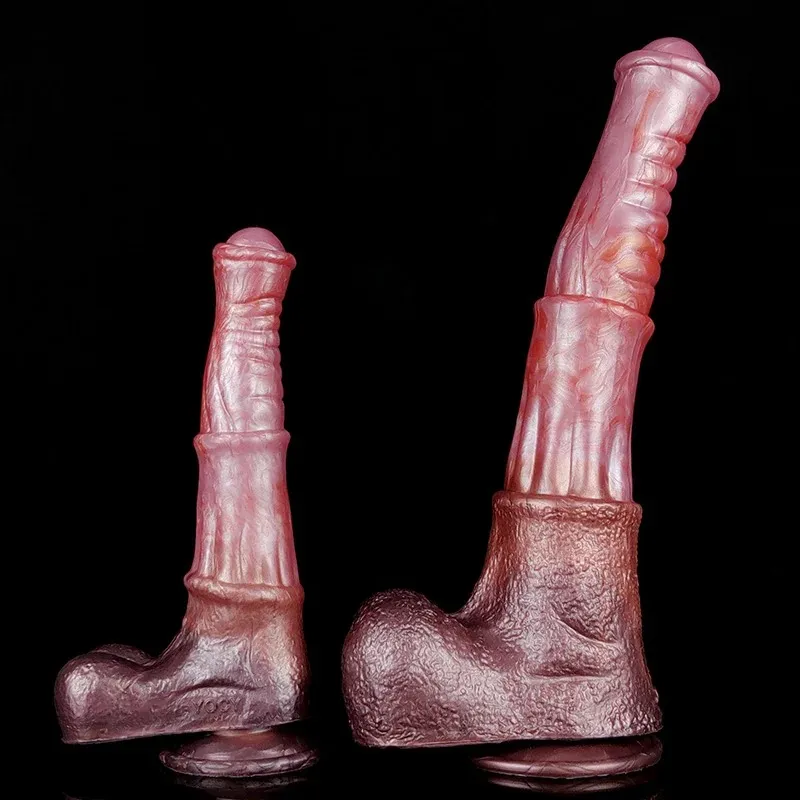 FAAK Liquid Silicone Flesh-Colored Fantasy Stallion Dildo