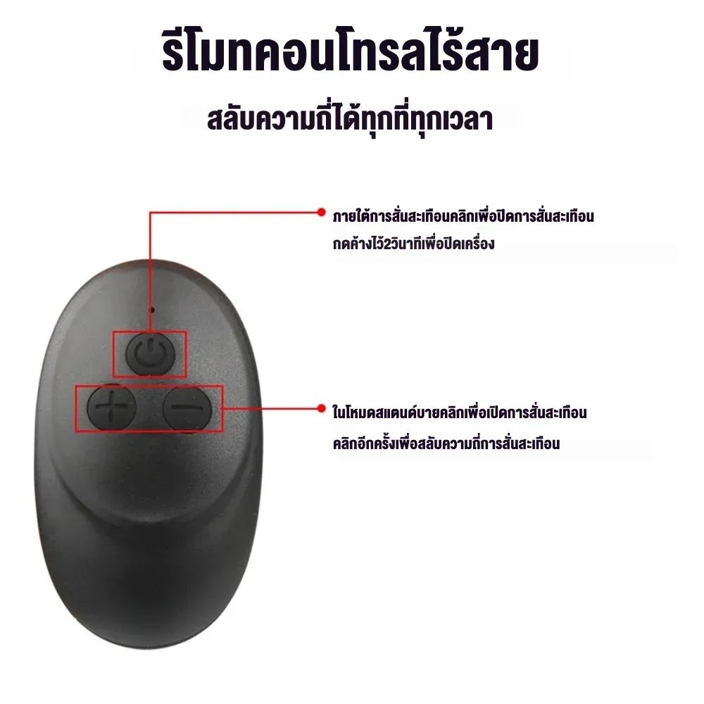 ของเล่นประตูหลัง เครื่องนวดต่อมลูกหมาก มอเตอร์แรงสูง หลายสปีด สามขนาด