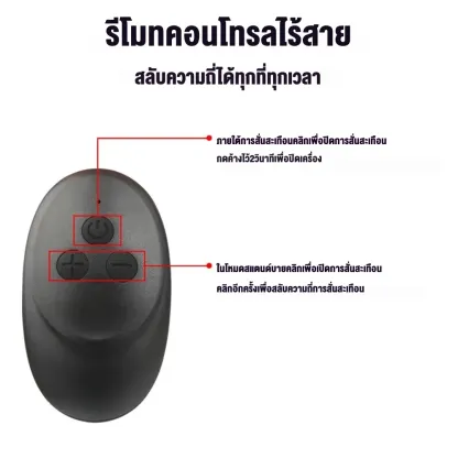 ของเล่นประตูหลัง เครื่องนวดต่อมลูกหมาก มอเตอร์แรงสูง หลายสปีด สามขนาด
