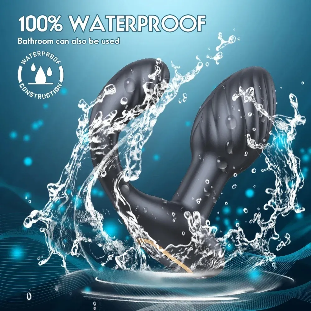 Remote Control Prostate Massager & Anal Vibrator IPX6