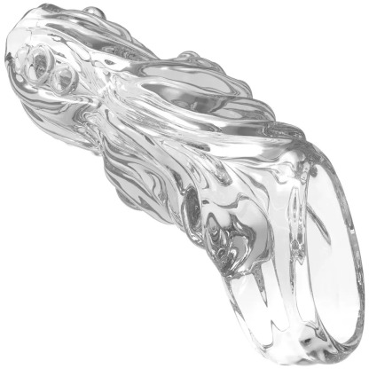 W4027ปลอกเพิ่มขนาด ออกแบบแบบเจาะทะลุ สัตว์ประหลาดรูปร่างแปลก วัสดุ TPE