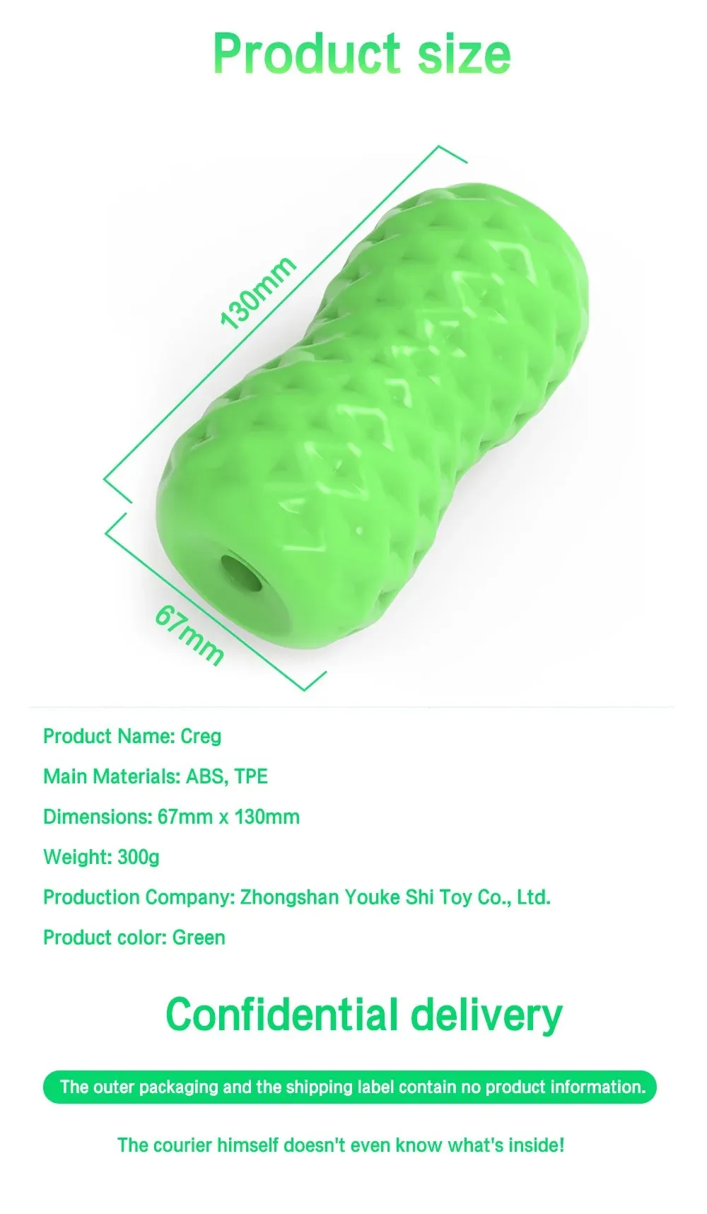 TPE Real Skin Texture 3D Tight & Fleshy Passage Vagina Cup