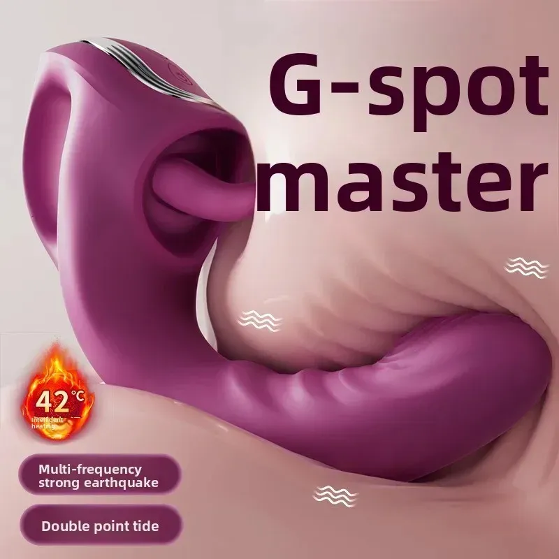Bionic Vibrating & Licking Intelligent Heating Vibrator