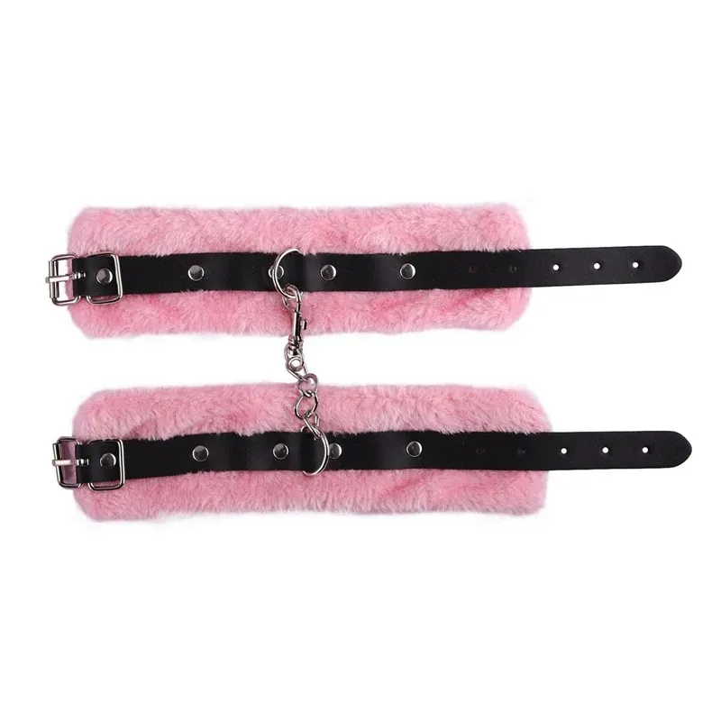กุญแจมือกำมะหยี่สำหรับเกมรัก BDSM และเล่นบทบาท|Jiashimei